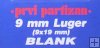 9mm Luger BLANK